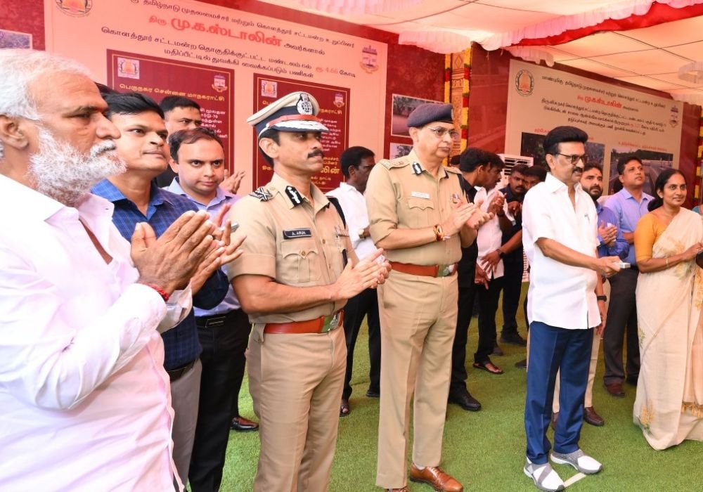 Chief Minister Stalin inaugurated a police station in Kalampakkam worth Rs. 18 crore.