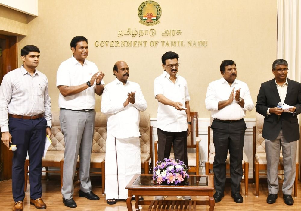 CM lays foundation stone for Rs. 37 crore mini tidal park in Tiruvannamalai