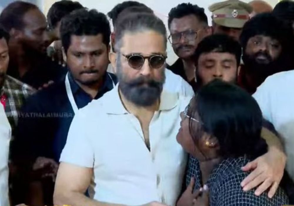 Actor Kamal Haasan pays tribute to Robo Shankar