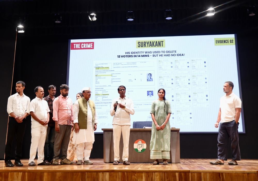 Rahul brought the victims on stage evidence