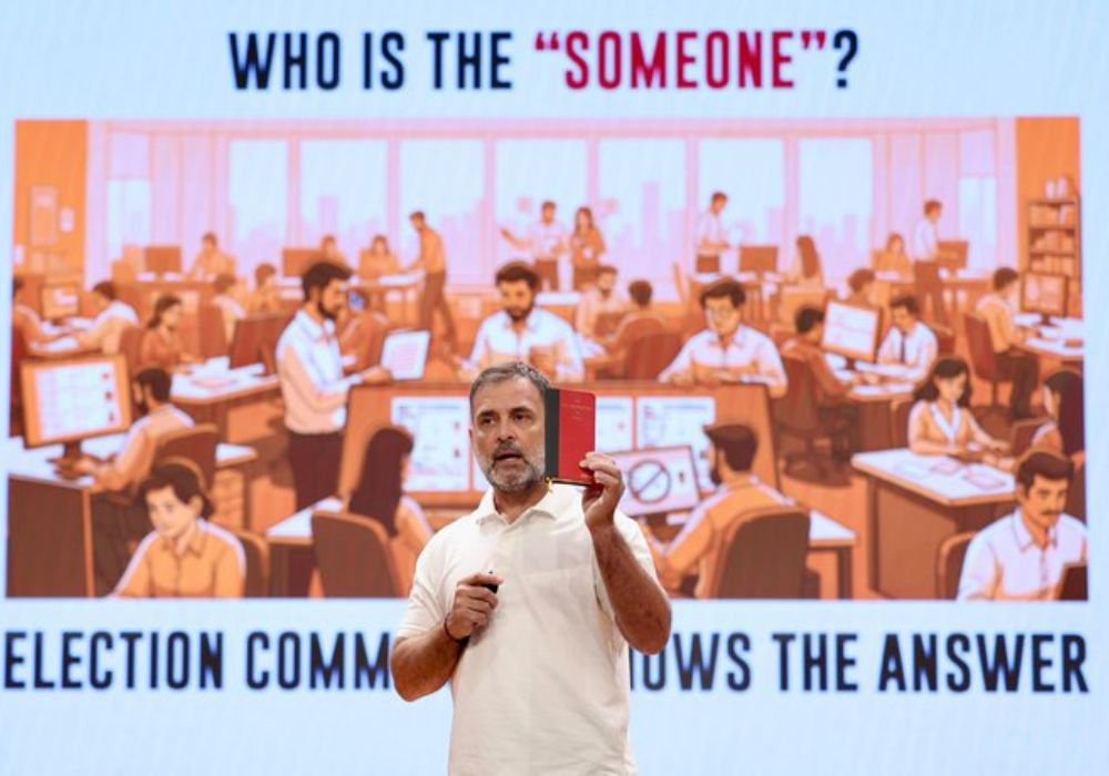 Rahul Gandhi makes new allegations of vote rigging