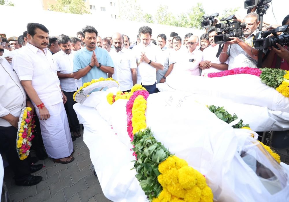 Deputy CM pays tribute to Karur stampede