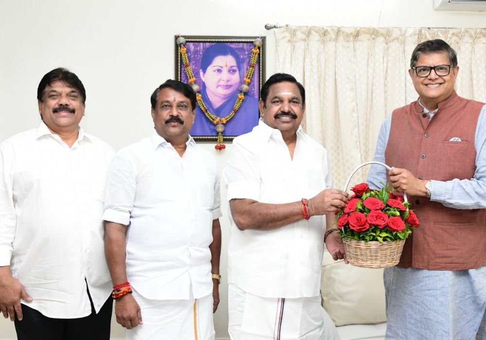 BJP election officials hold meeting with EPS