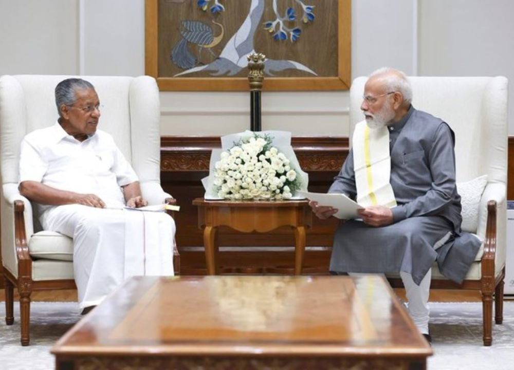 Kerala CM Pinarayi Vijayan meets PM