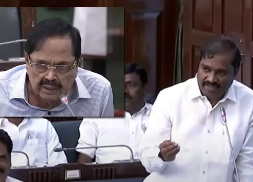 Durai Murugan and Velmurugan argue in the assembly