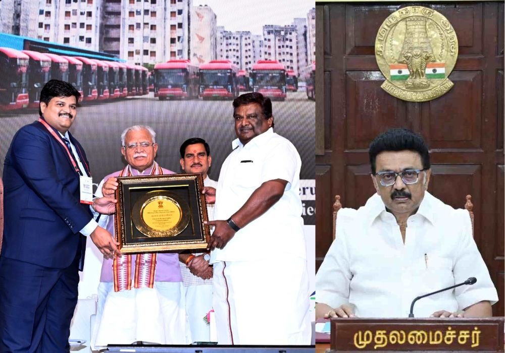 TN CM praises Chennai Transport Corporation for winning National Award