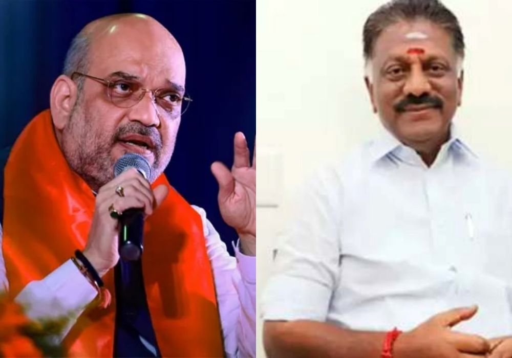 O. Panneerselvam met Amit Shah in Delhi.