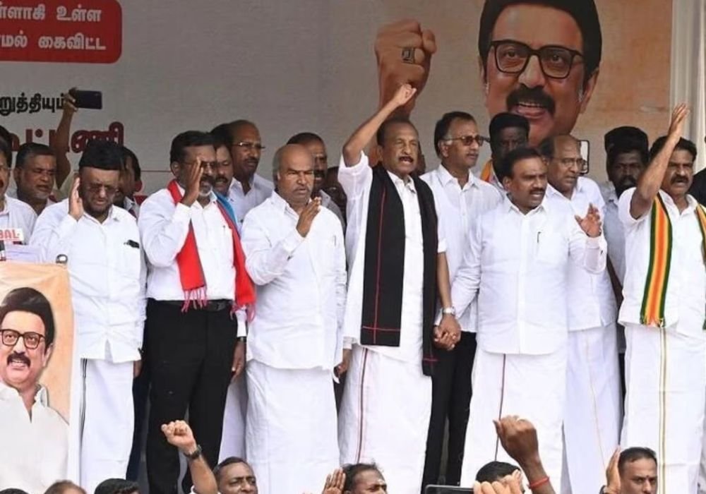 100 day scheme changes: DMK alliance announces protest!