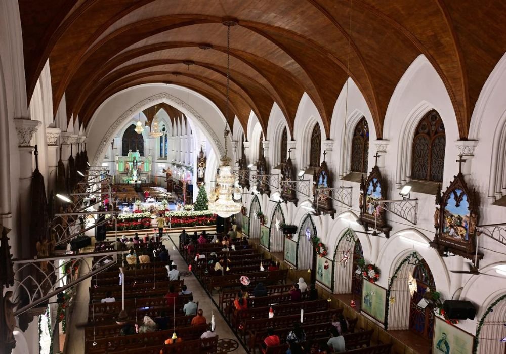 Christmas festivities at Santhome Church in Chennai!