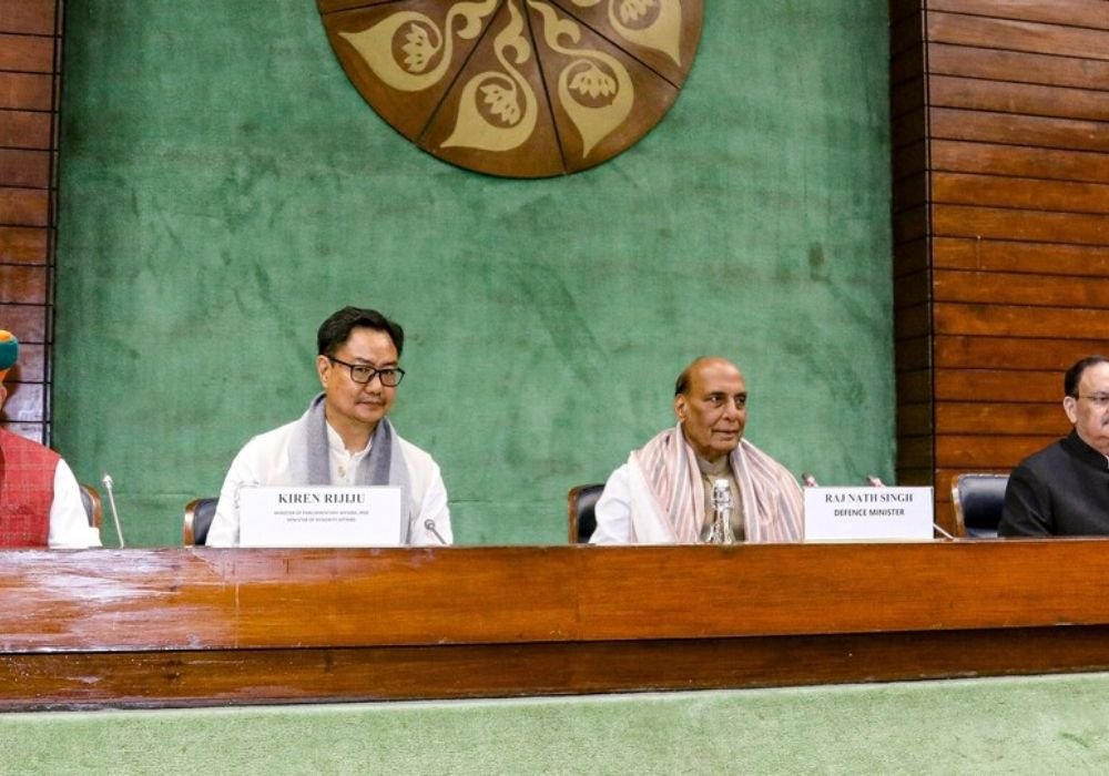 Budget session: All-party meeting chaired by Rajnath Singh.