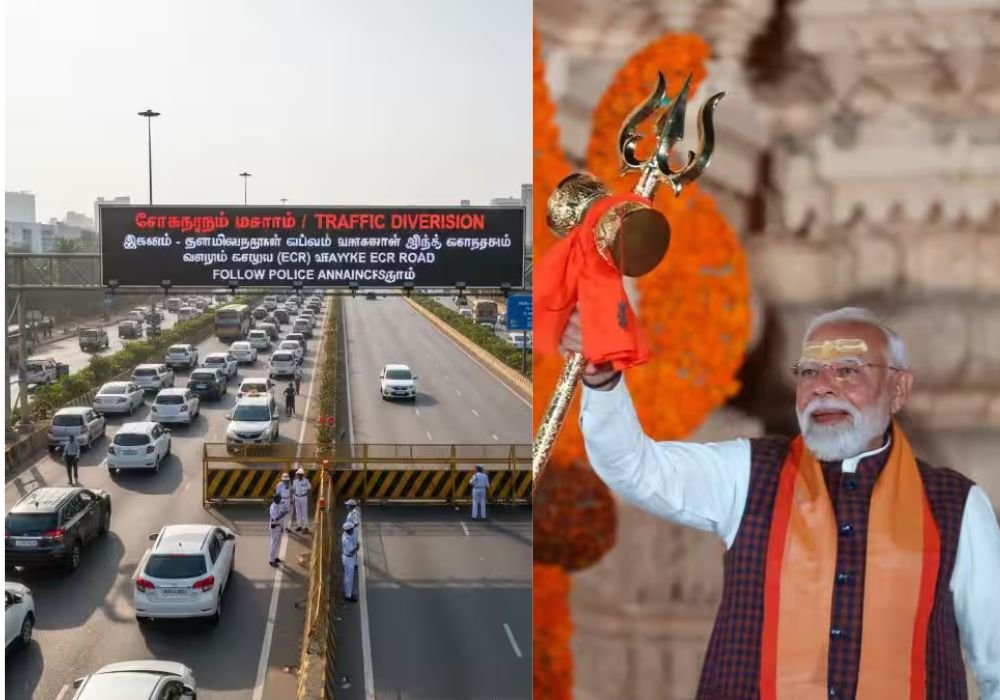 PM visit: Traffic changes on the Chennai-Trichy National Highway!
