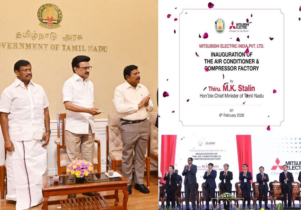 Air conditioner manufacturing plant worth Rs. 2,091 cr: M.K. Stalin inaugurated it.